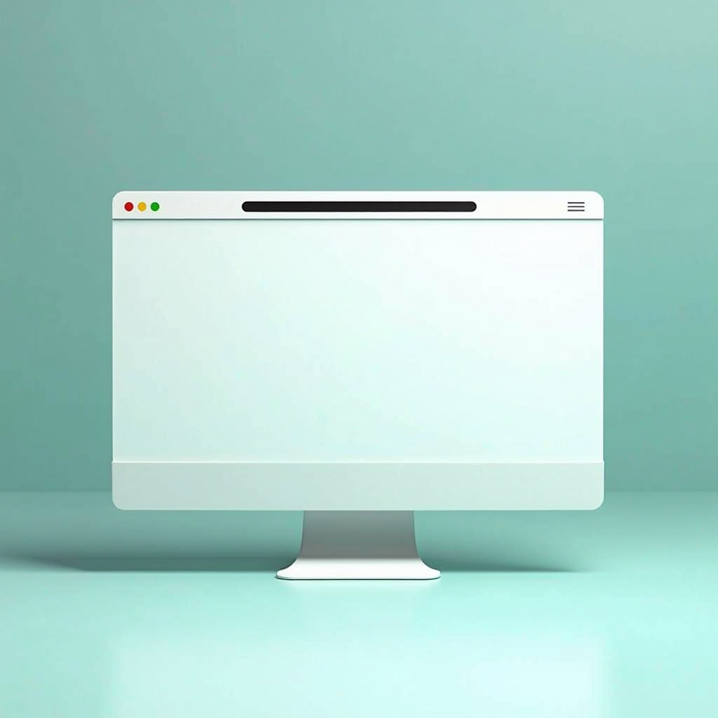 Modern clean web browsing interface showing streamlined content without distractions, featuring minimalist design with teal and white color scheme, representing efficient and clutter-free online experience